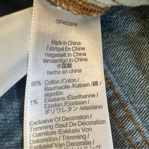 Madewell The Perfect Vintage Jean 28 Denim Blue Zip Button Fly - Picture 3 of 10